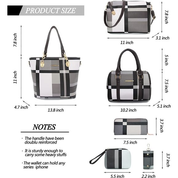 New 6 in 1 bundle * Designer Purses and Handbags - Picture 6 of 9